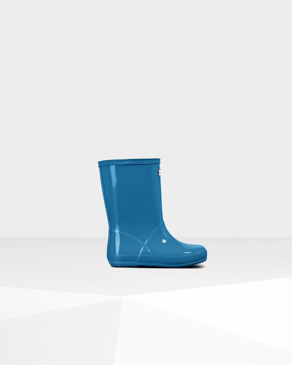 Botas De Agua Original First Classic Gloss Hunter Niños - Azules - 912350RLB